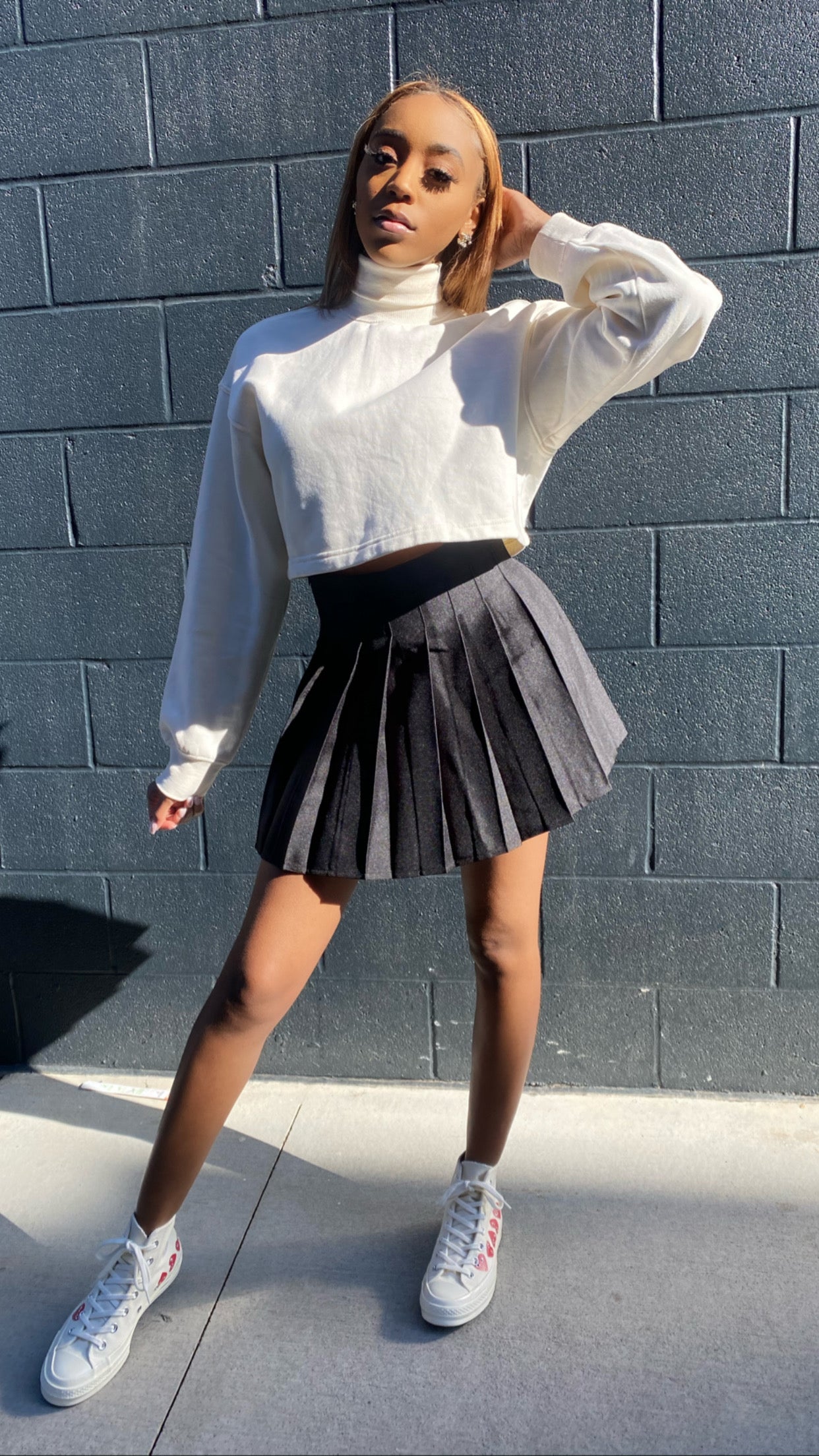 Dolled Daily Tennis Skirt Black